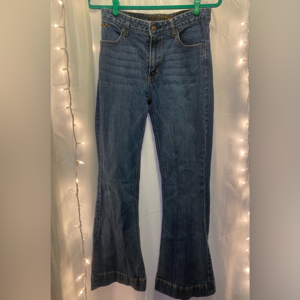 ❌SOLD❌ Kimes Ranch Jennifer Dark Wash High Waisted Flare Jeans